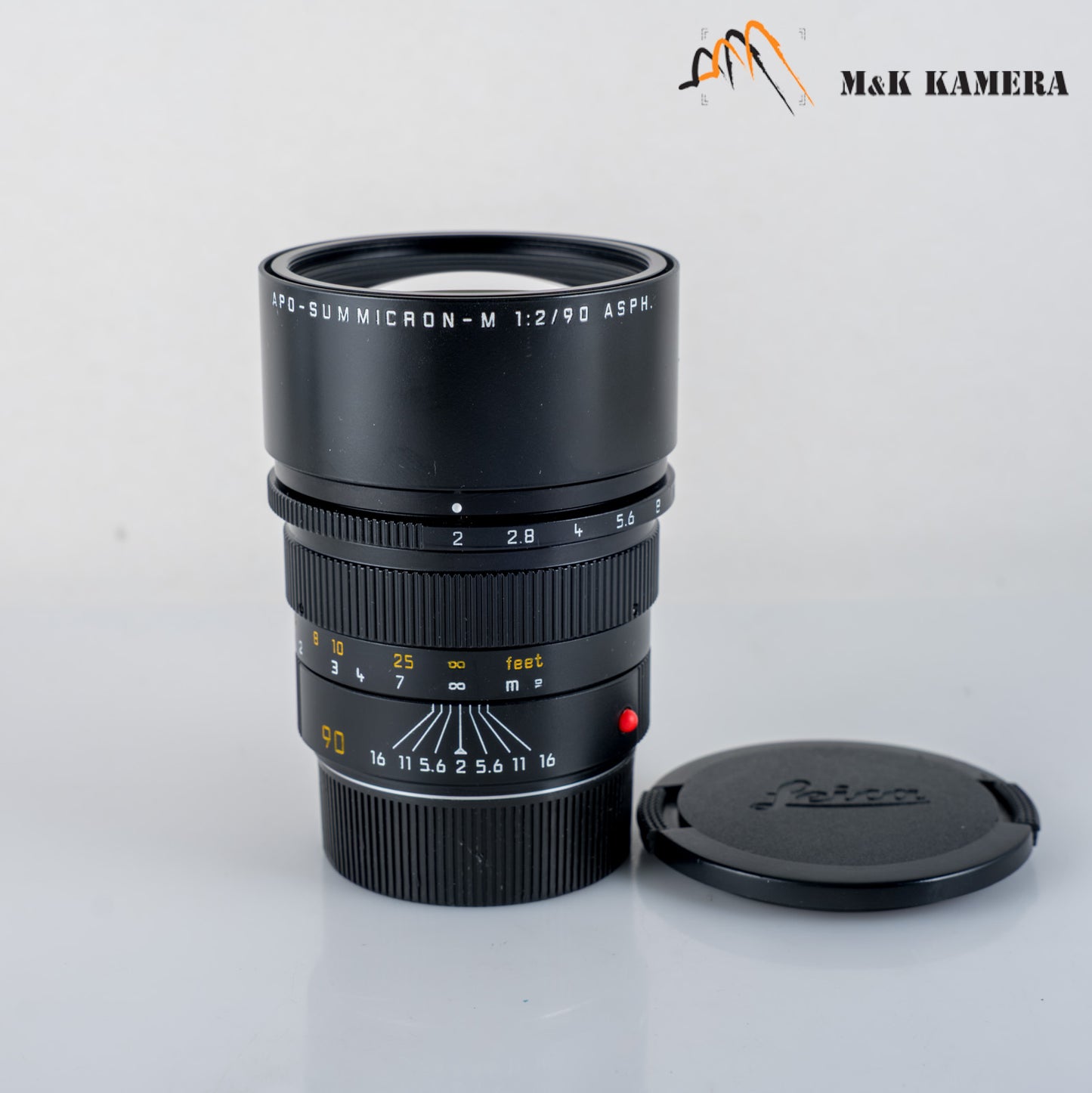 Leica APO-Summicron-M 90mm/F2.0 ASPH 11884 Black Lens Germany 11884 #12055