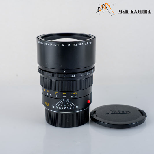 Leica APO-Summicron-M 90mm/F2.0 ASPH 11884 Black Lens Germany 11884 #12055