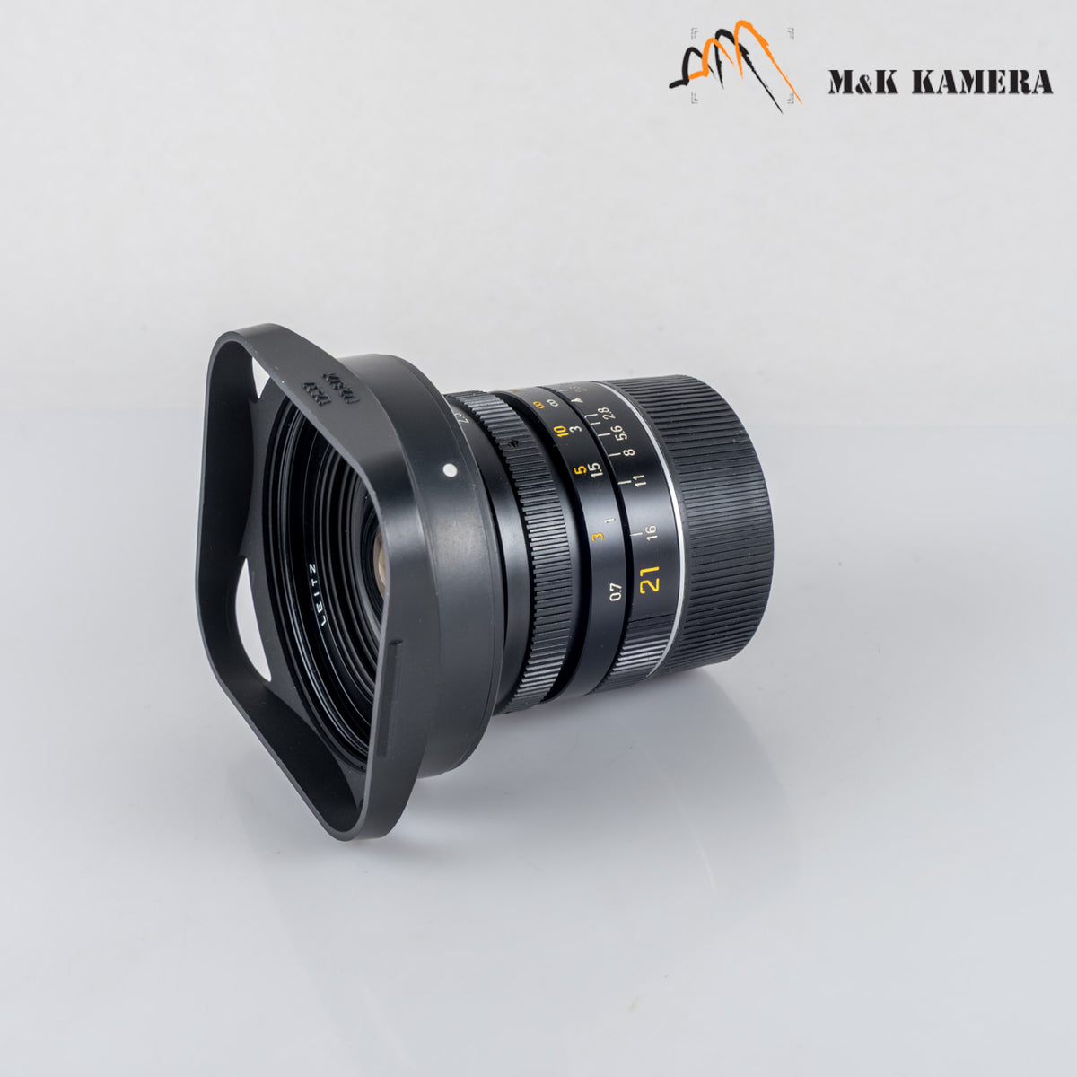 LEITZ Leica Elmarit M 21mm/F2.8 E60 Pre-A Black Lens Yr.1982 Canada #23989