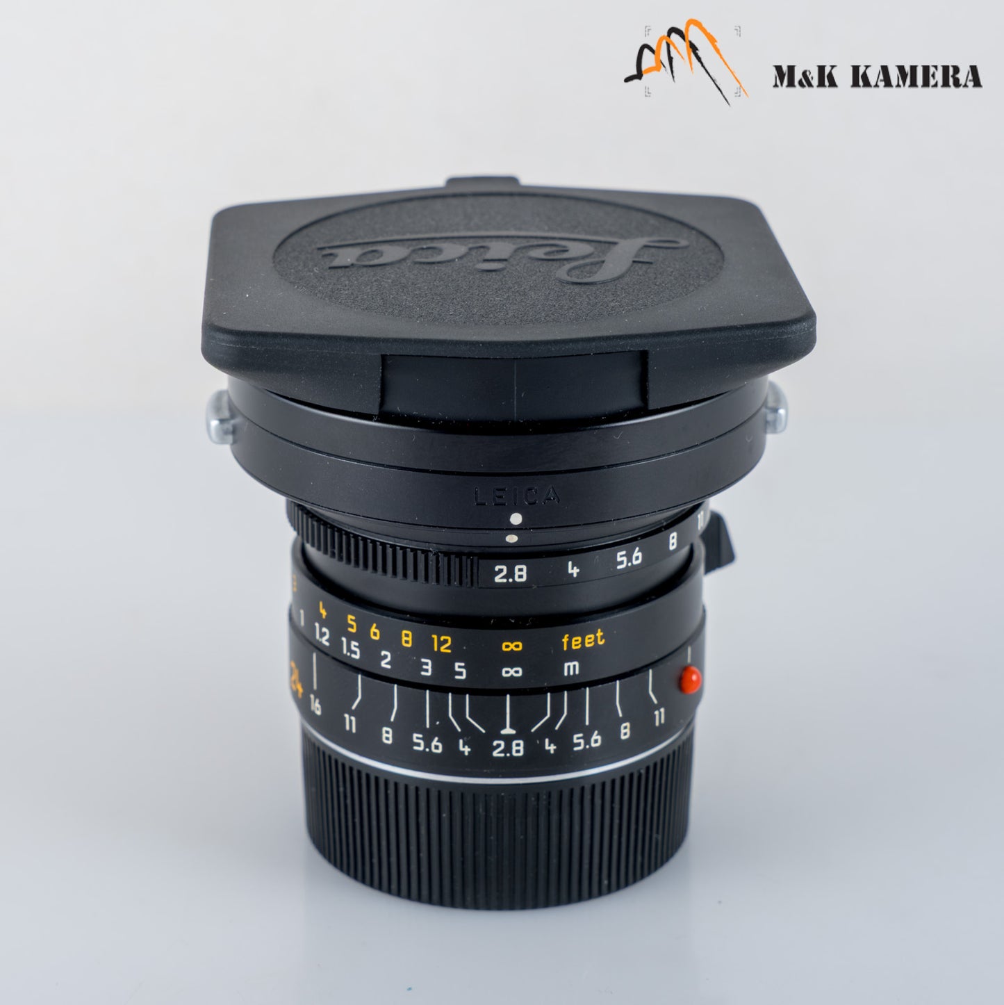Leica Elmarit-M 24mm/F2.8 ASPH Black Lens Yr.1996 Germany 11878 #88739
