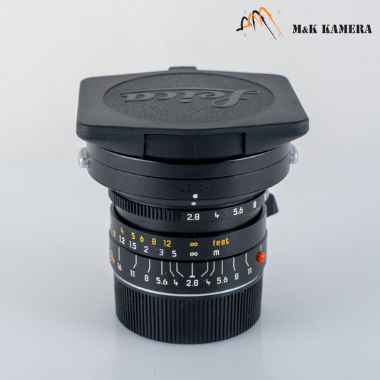 Leica Elmarit-M 24mm/F2.8 ASPH Black Lens Yr.1996 Germany 11878 #88739