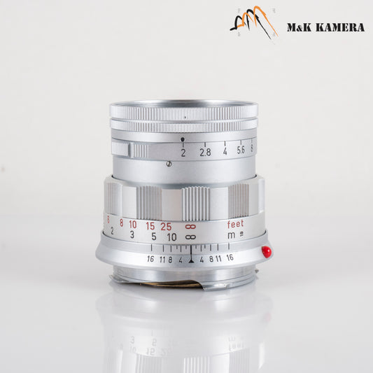 LEITZ Leica Summicron M 50mm/F2.0 Rigid V2 Ver.II Lens Yr.1966 Germany #88727