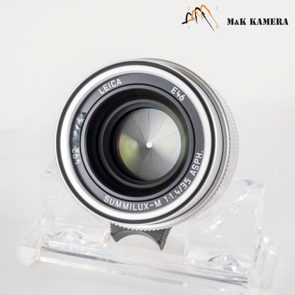 Leica Summilux-M 35mm/F1.4 E46 ASPH/ FLE II Silver Lens Germany 11727 #23906