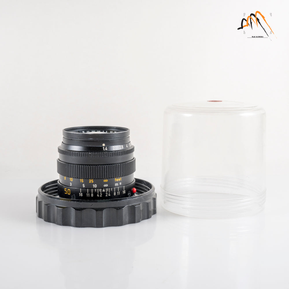 LEITZ Leica Summilux M 50mm/F1.4 E43 Ver.II V2 Black Lens Yr.1984 Germany 11113 #11528
