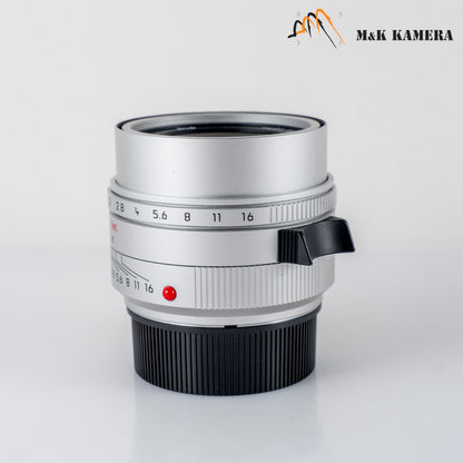 Leica Summilux-M 35mm/F1.4 E46 ASPH/ FLE II Silver Lens Germany 11727 #24029