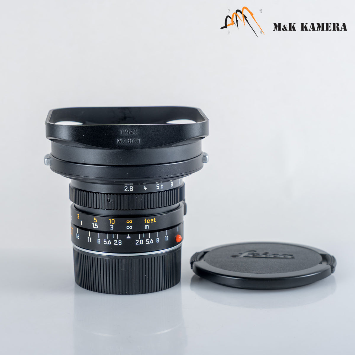 Leica Elmarit M 21mm/F2.8 E60 Pre-A Black Lens Yr.1995 Canada #23994