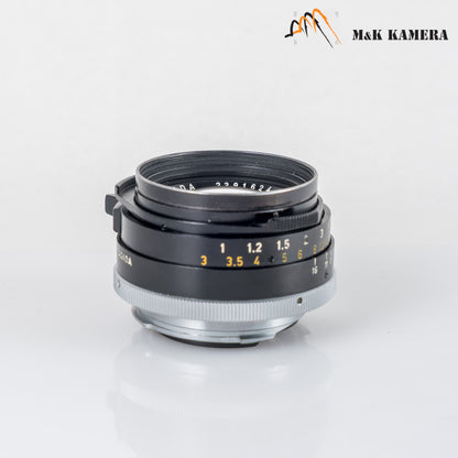 LEITZ Leica Summilux M 35mm/F1.4 Pre-Asph Black Lens Yr.1970 Canada #88930
