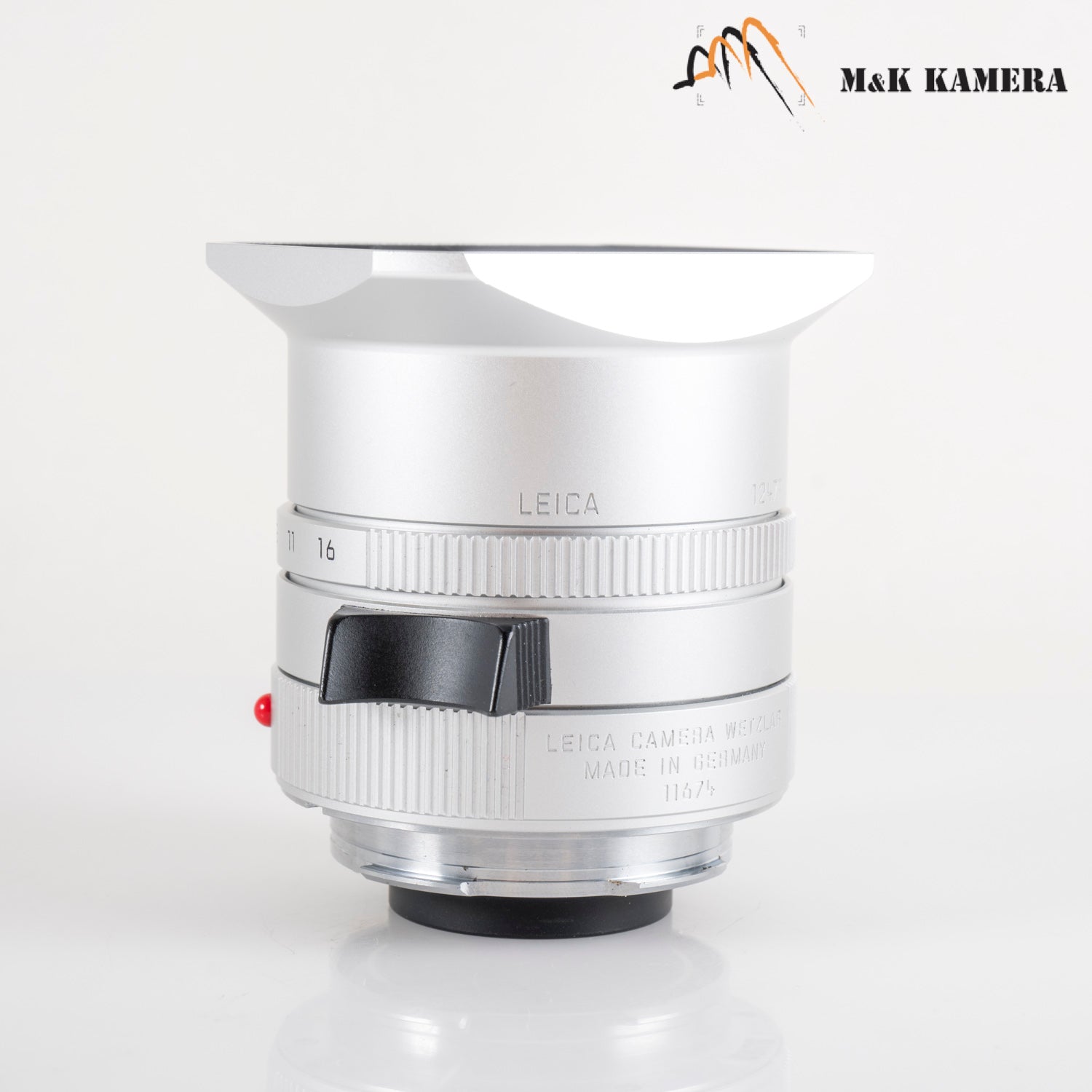 Leica Summicron-M 35mm/F2.0 ASPH V2 Silver Lens Germany 11674