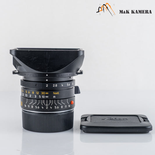 Leica Summicron-M 28mm/F2.0 ASPH Black Lens Yr.2001 Germany 11604 #24021