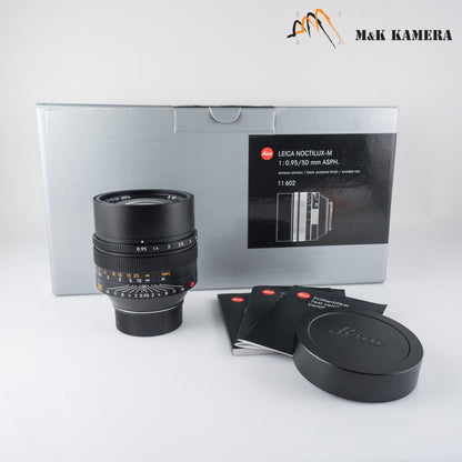 Leica Noctilux-M 50mm/F0.95 ASPH 11602 Black Lens Germany 11602 #24030