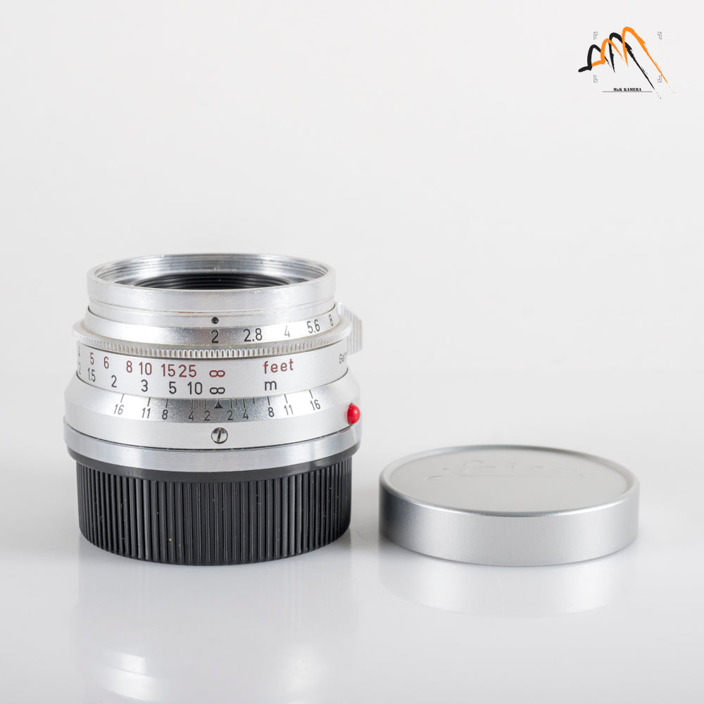 LEITZ Leica Summicron-M 35mm/F2.0 Ver.I 8 Elements Lens Yr.1958 Germany #88282