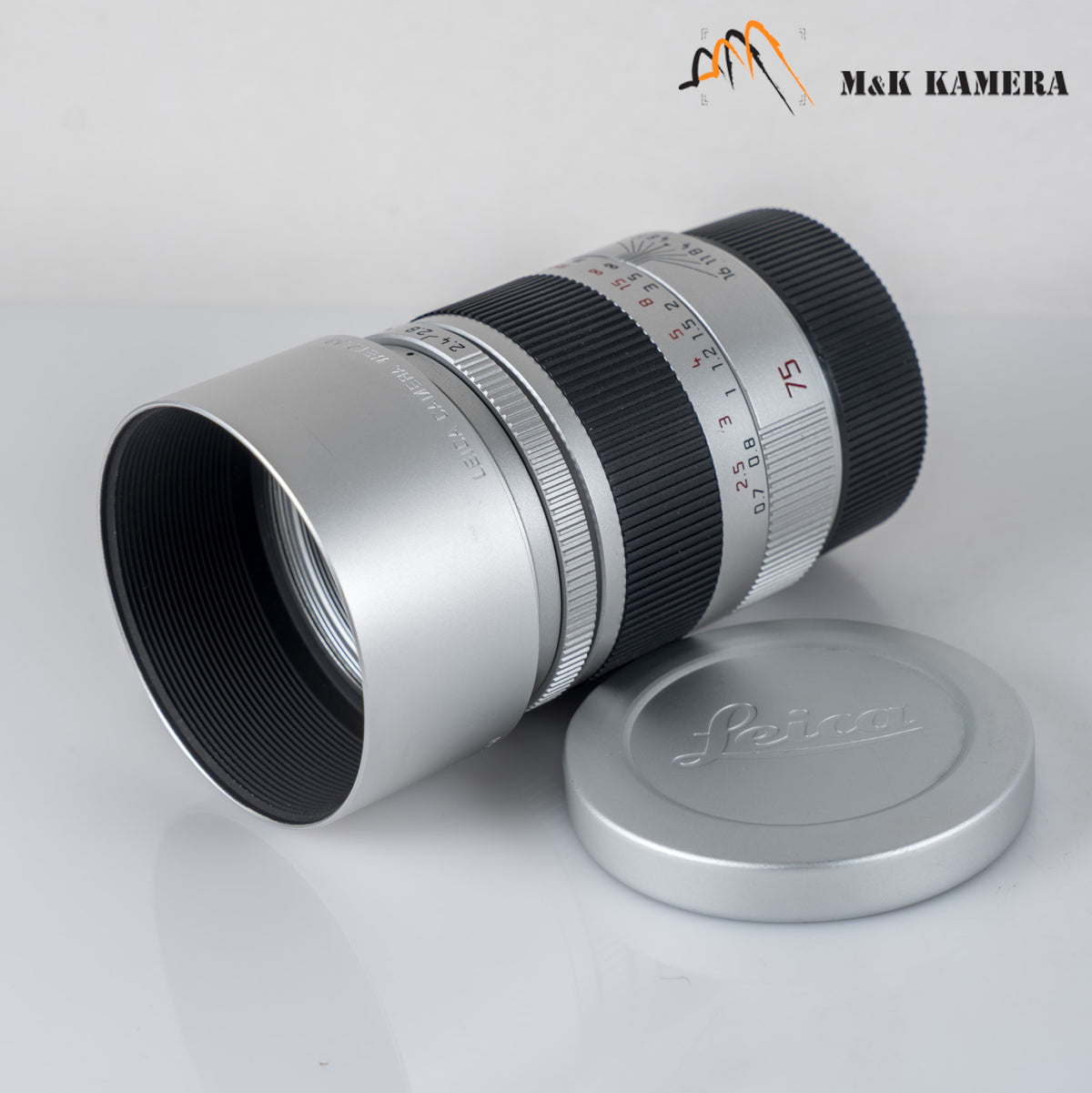 Leica Summarit-M 75mm/F2.4 Silver Lens Germany 11683 #12161