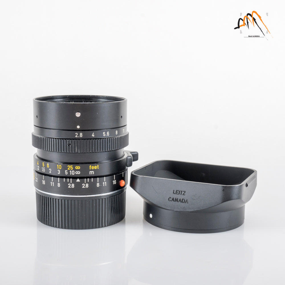 LEITZ Leica Elmarit-M 28mm/F2.8 Ver.III Lens Yr.1982 Canada 11804 #23786