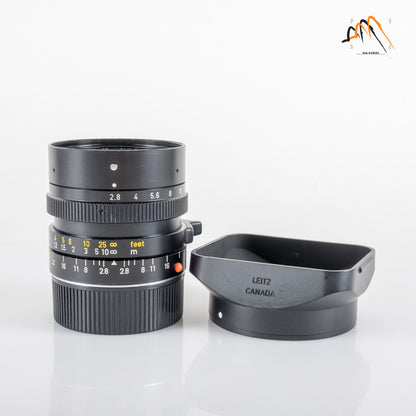 LEITZ Leica Elmarit-M 28mm/F2.8 Ver.III Lens Yr.1982 Canada 11804 #23786