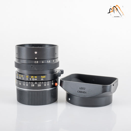 LEITZ Leica Elmarit-M 28mm/F2.8 Ver.III Lens Yr.1982 Canada 11804 #23786