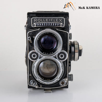 Rolleiflex 3.5F Xenotar 75mm f/3.5 Film TLR Camera #11822