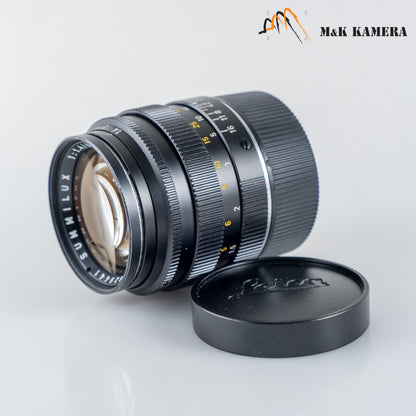Leica Summilux M 50mm/F1.4 E43 Ver.II V2 Black Lens Yr.1973 Germany 11113 #23924