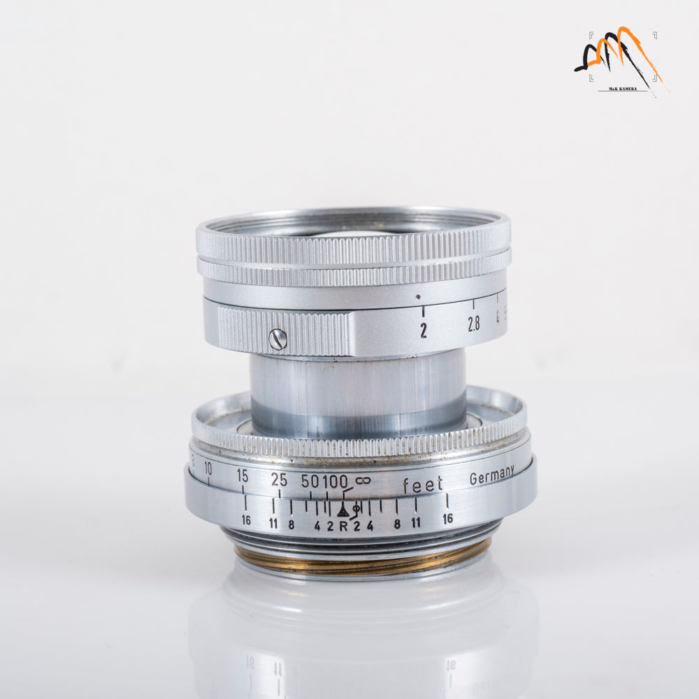 LEITZ Leica Summicron L39 50mm/F2.0 Silver Lens Yr.1955 LTM Germany #23712