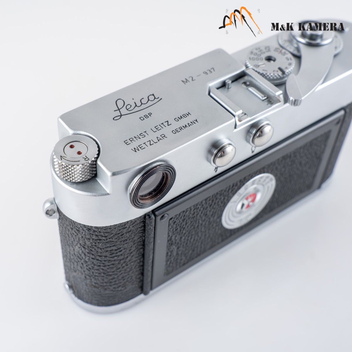 Leica M2 Round Button Rewind Silver Film Rangefinder Camera #24015