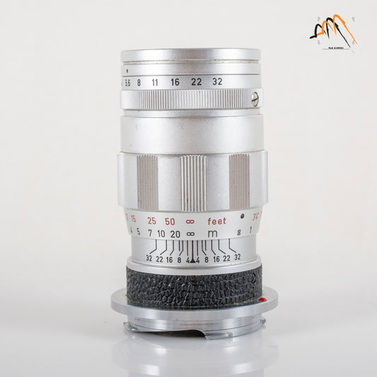 LEITZ Leica Elmar M 90mm/F4.0 E39 Ver.II V2/ 3 Elements Silver Lens Yr.1965 Germany 11830 #11567