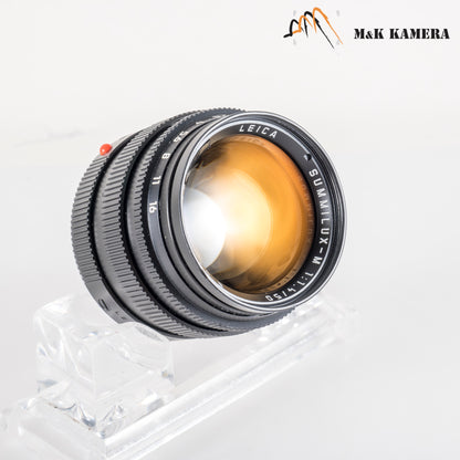 Leica Summilux M 50mm/F1.4 E43 Ver.II V2 Black Lens Yr.1989 Germany 11113 #23911