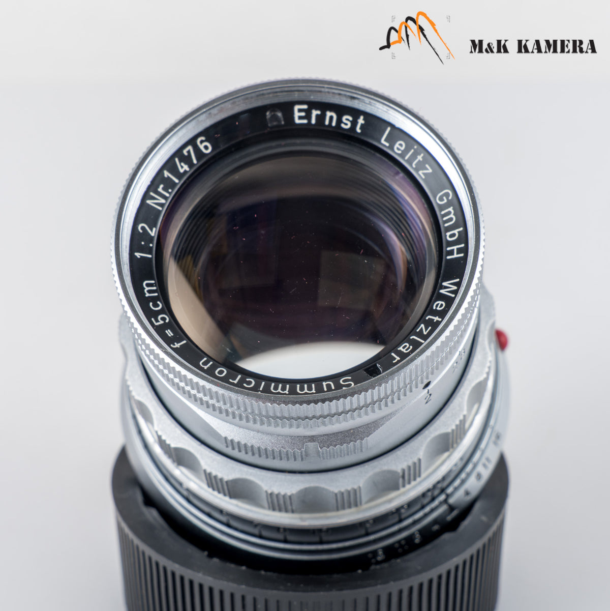 LEITZ Leica Summicron M 50mm/F2.0 Rigid V2 Ver.II Lens Yr.1957 Germany #24017