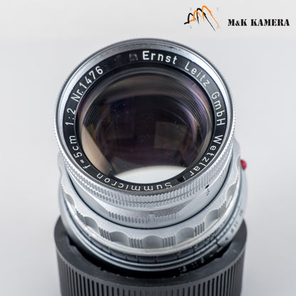 LEITZ Leica Summicron M 50mm/F2.0 Rigid V2 Ver.II Lens Yr.1957 Germany #24017