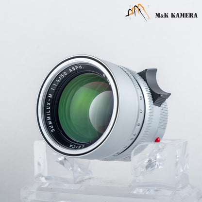 Leica Summilux-M 50mm/F1.4 E46 ASPH Silver Lens Germany 11892 #23971