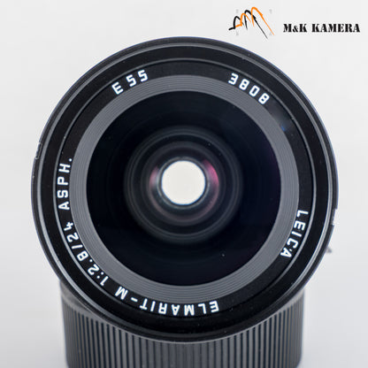 Leica Elmarit-M 24mm/F2.8 ASPH Black Lens Yr.1996 Germany 11878 #12125