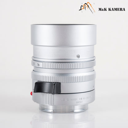 Leica Summilux-M 50mm/F1.4 E46 ASPH Silver Lens Germany 11892 #23887
