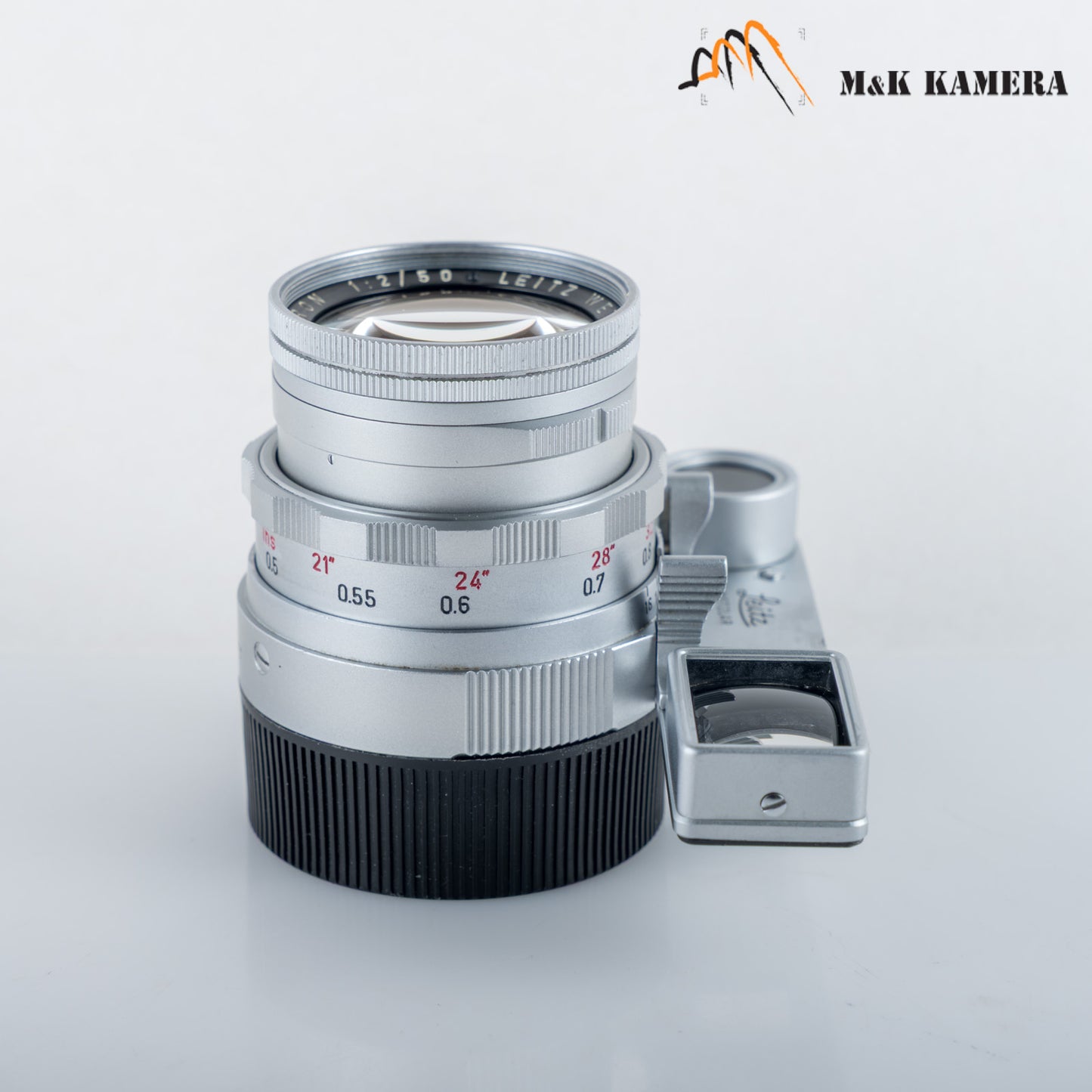 LEITZ Leica Summicron M 50mm/F2.0 Ver.II V2/ Dual Range DR Lens Yr.1961 #23982