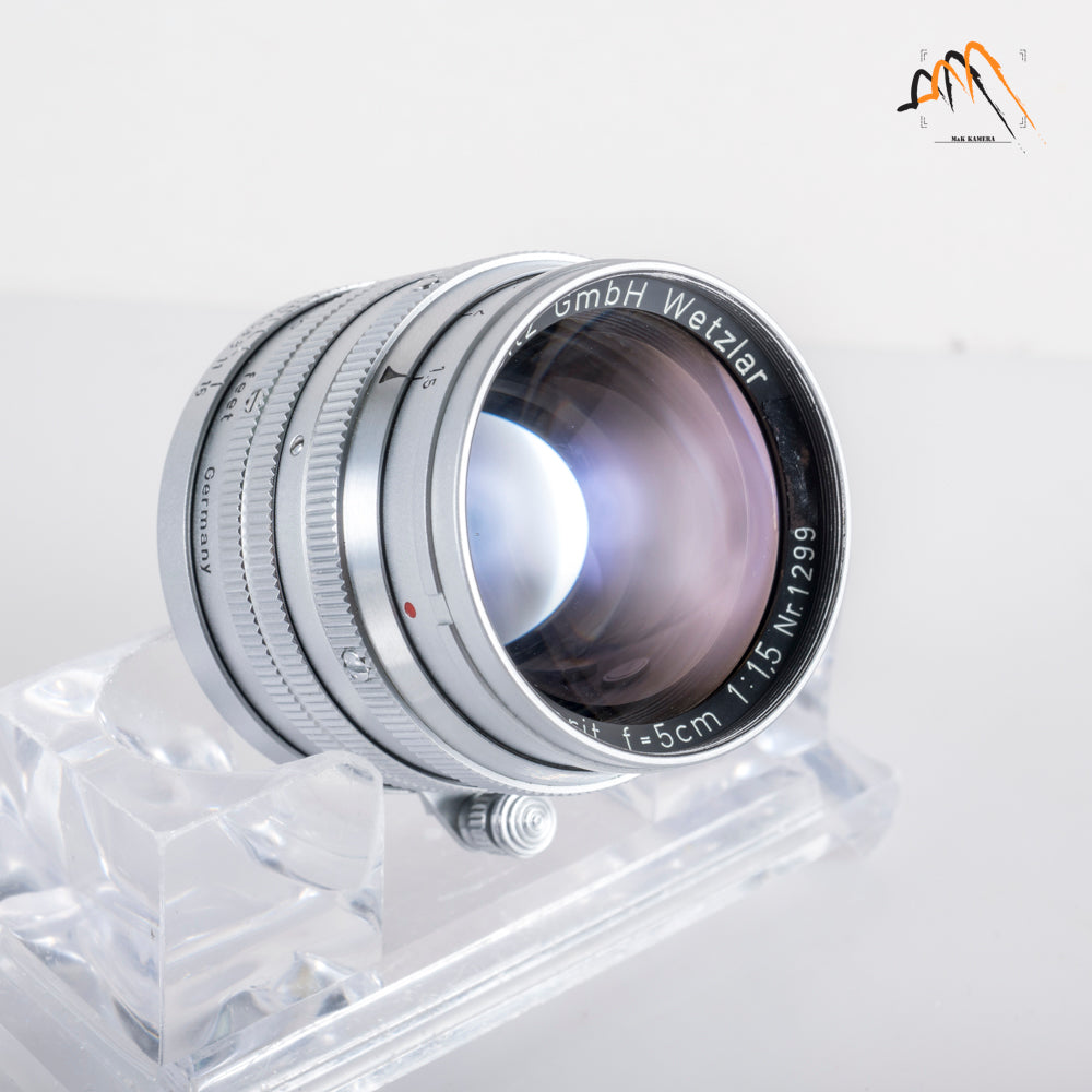 LEITZ Leica Summarit L39 50mm/F1.5 Lens Yr.1955 LTM Germany #23781