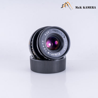Leica Elmar-M 50mm/F2.8 Ver.II Black Lens Yr.1995 Germany 11831 #69980