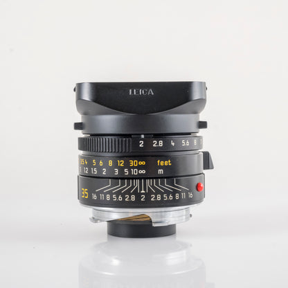 Leica Summicron-M 35mm/F2.0 ASPH/ 11879 Black Lens Yr.2001 Germany 11879 #23845