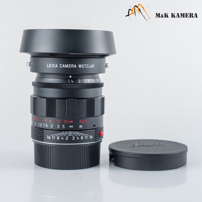 Leica Summilux-M 50mm/F1.4 ASPH Black Chrome Lens Germany 11688 #12071