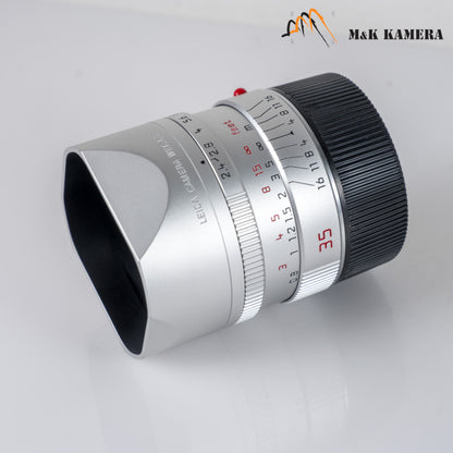 Leica Summarit-M 35mm/F2.4 ASPH Silver Lens Germany 11679 #88976