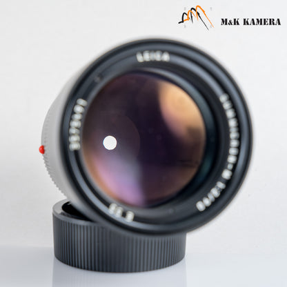 Leica Summicron-M 90mm/F2.0 E55 Pre-Asph/ Ver.II Black Lens Yr.1991 11136 #23976