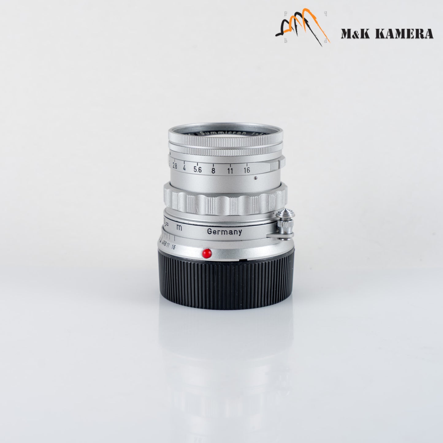 LEITZ Leica Summicron M 50mm/F2.0 Rigid V2 Ver.II Lens Yr.1957 Germany #23254