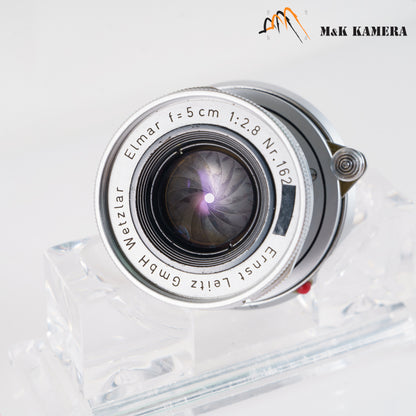 LEITZ Leica Elmar M 50mm/F2.8 Ver.I Silver Lens Yr.1958 Germany #10407