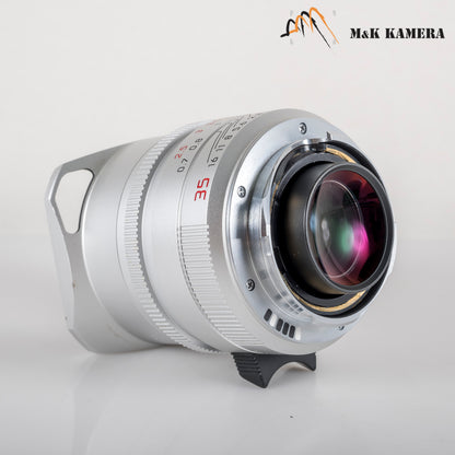 Leica Summilux-M 35mm/F1.4 ASPH/ FLE Silver Lens Germany 11675 #12015
