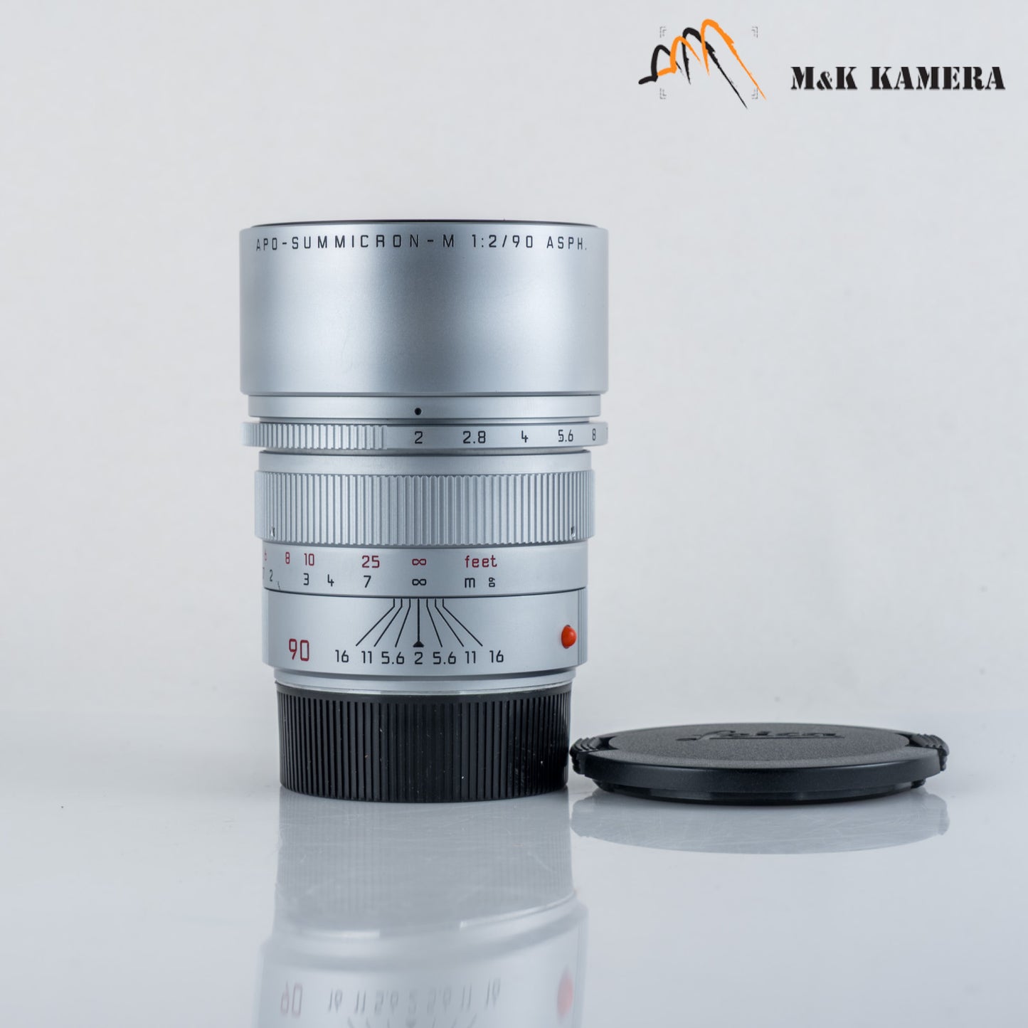 Leica APO-Summicron-M 90mm/F2.0 ASPH Silver Boxed Rare 11885 #64335