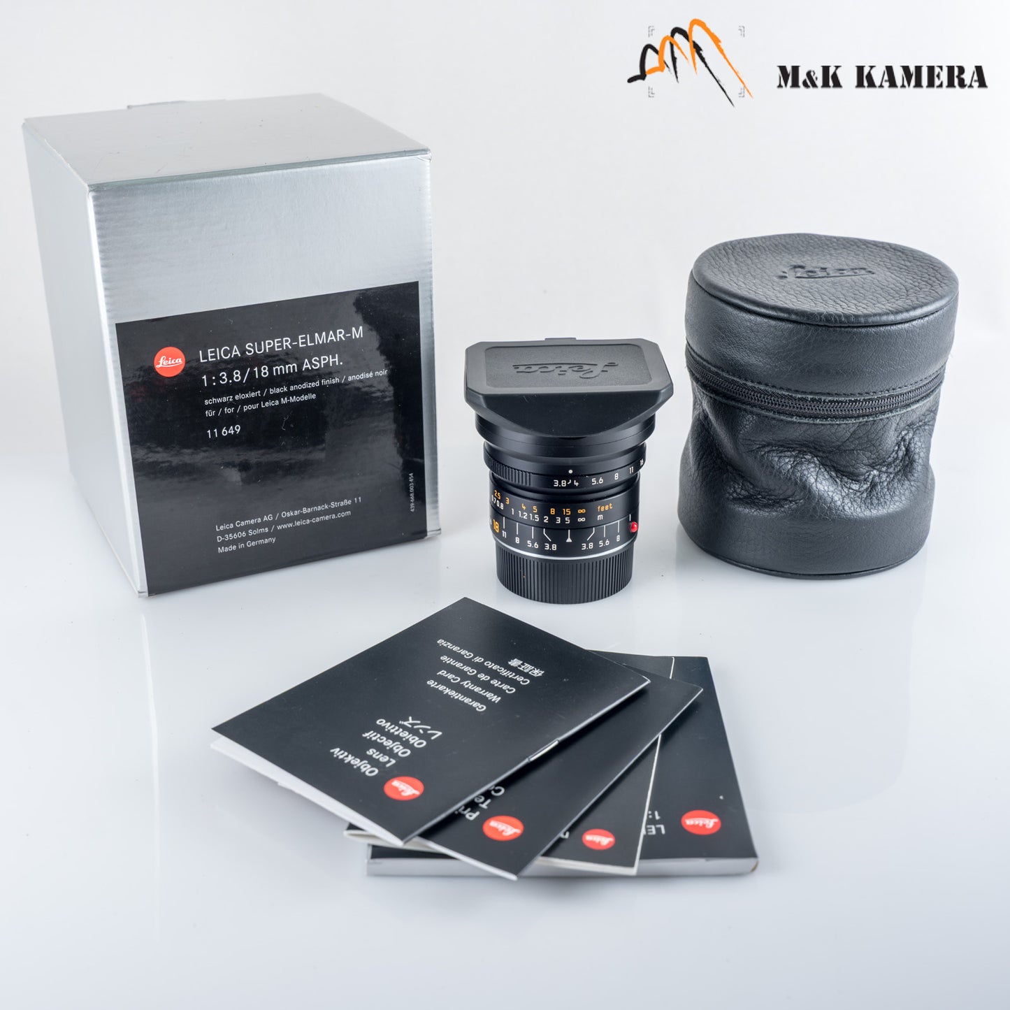 Leica Super-Elmar-M 18mm/F3.8 ASPH Lens Germany 11649 #11815
