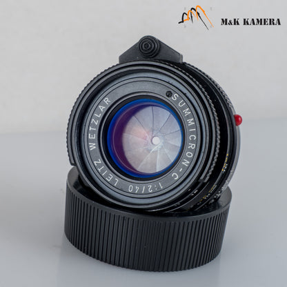 LEITZ Leica Summicron-C 40mm/F2.0 Serie 5.5 Lens Yr.1973 Germany #23926
