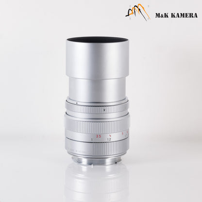 Leica Elmarit-M 90mm/F2.8 E46 Ver.II V2 Silver Lens Yr.1996 Germany 11808 #86135