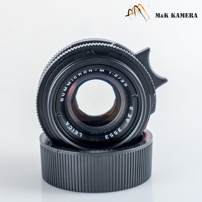 Leica Summicron-M 35mm/F2.0 Ver.4 7 Elements Black Lens Yr.1991 Germany 11310 #23894