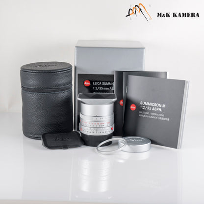 Leica Summicron-M 35mm/F2.0 ASPH V2 Silver Lens Germany 11674 #88907