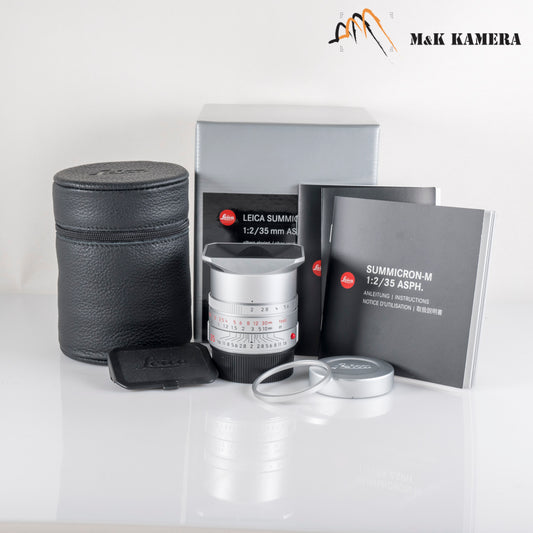 Leica Summicron-M 35mm/F2.0 ASPH V2 Silver Lens Germany 11674 #88907