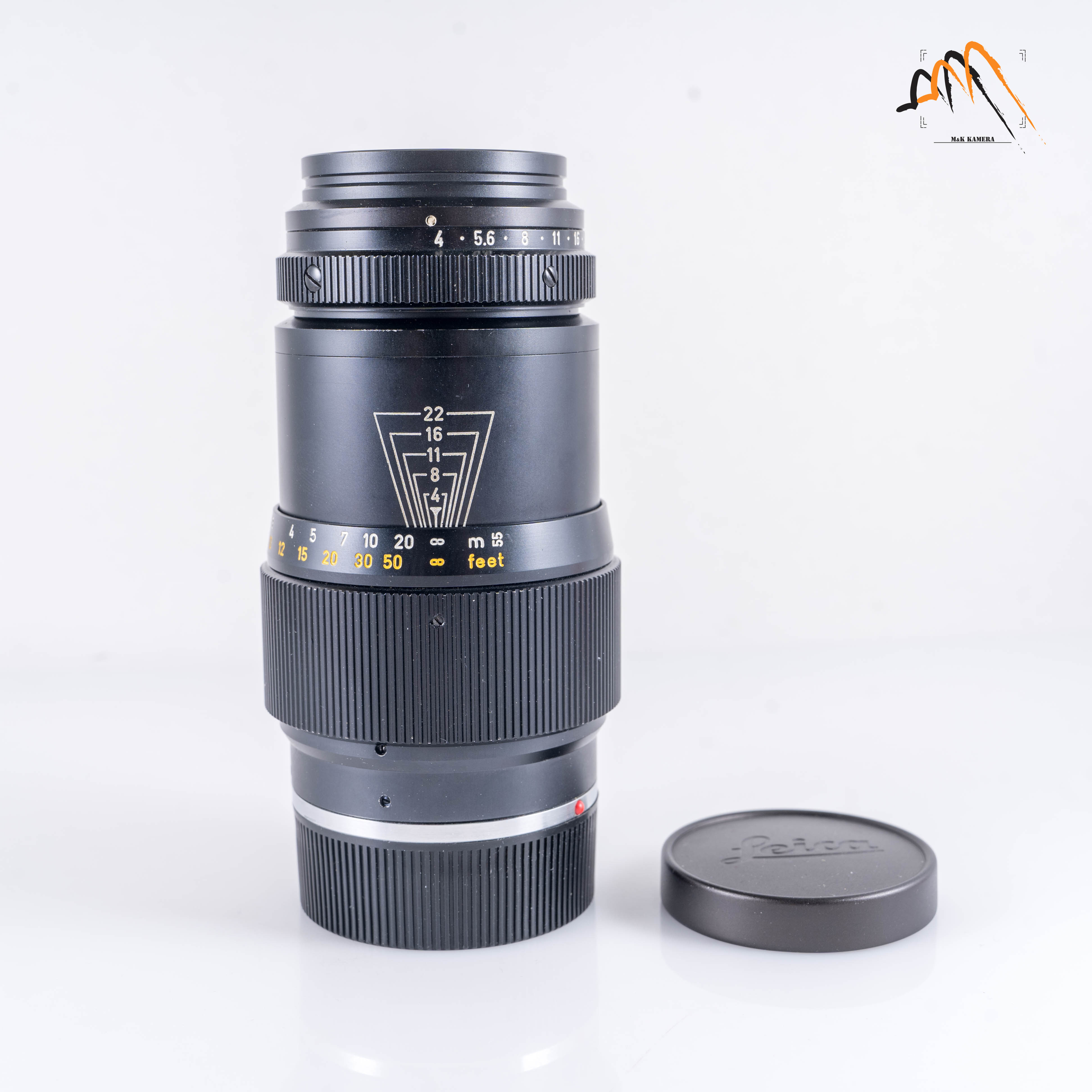 最終価格 美品 元箱 フード Leica TELE ELMAR 135mm f4 LEITZ Leica Tele-Elmar M 135mm/F4.0 E39 Lens Yr.1970 Germany 11851