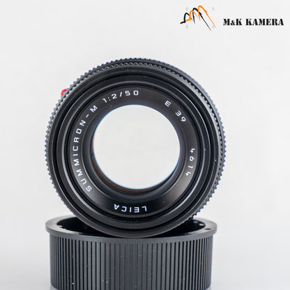 Leica Summicron-M 50mm/F2.0 Ver.V Black Lens Germany 11826 #88781