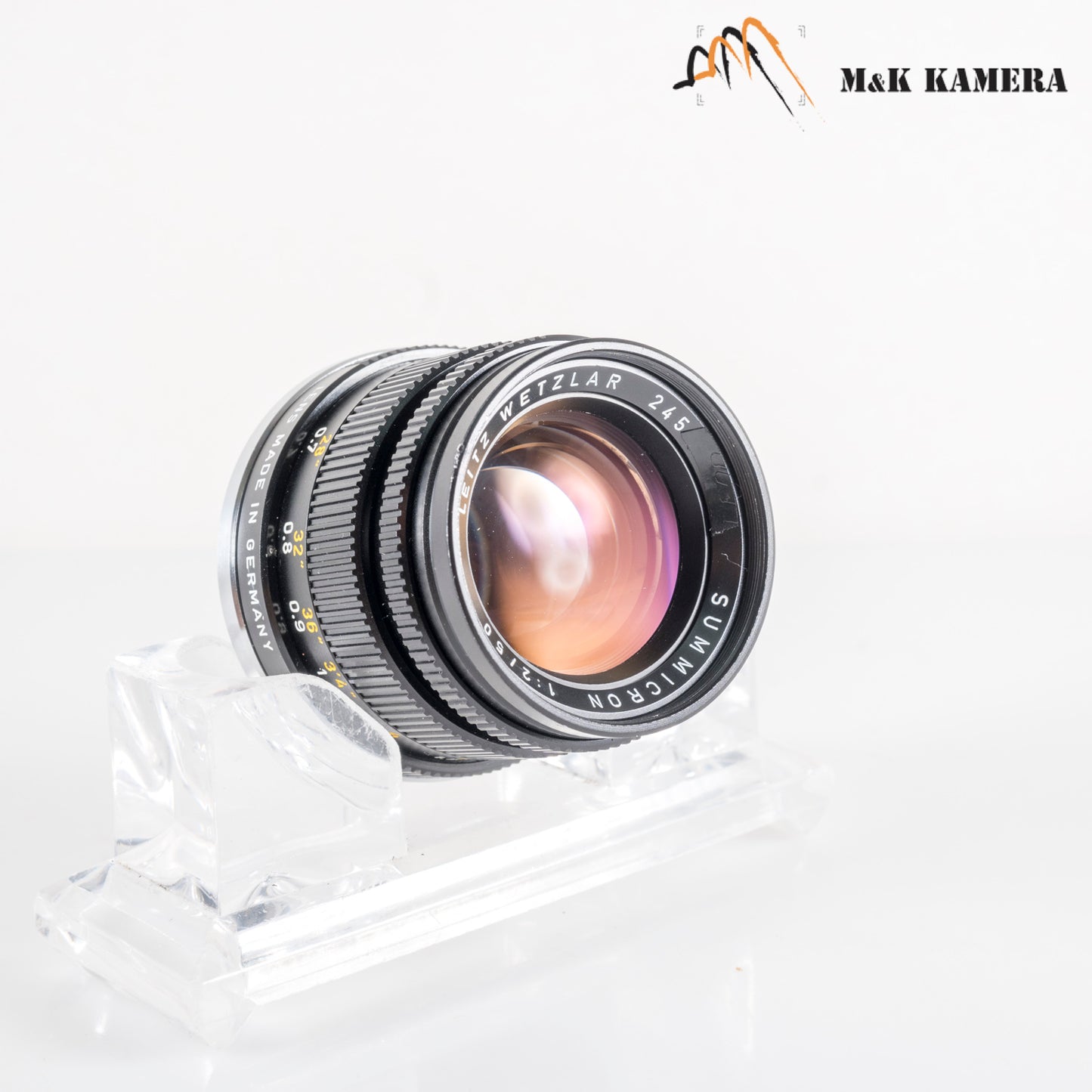 Leica Summicron M 50mm/F2.0 Ver.III V3/ High Leg Lens Yr.1970 Germany #12047